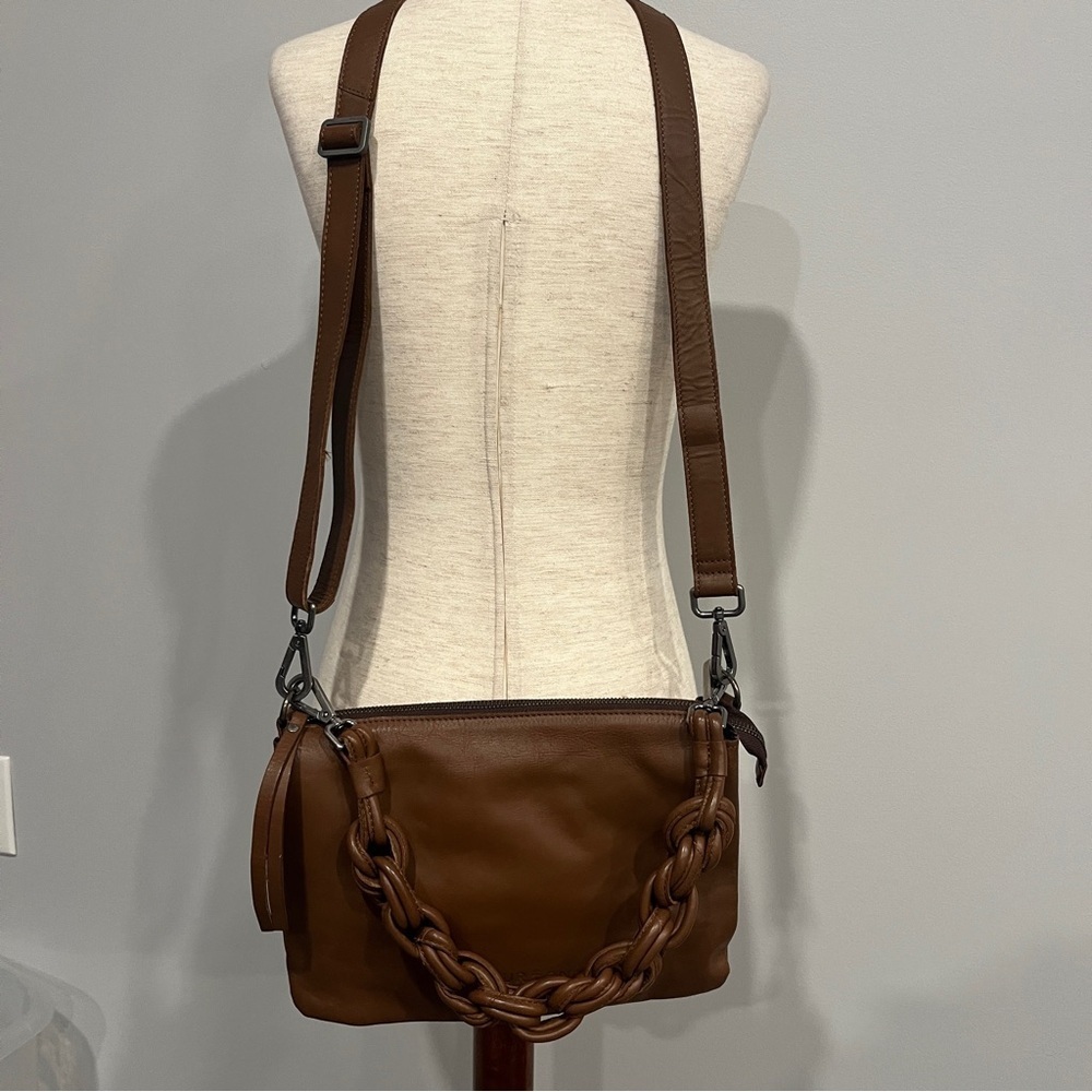 Harbour 2nd Brown Leather Crossbody and Hand Bag